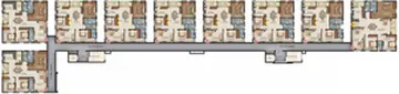 Sample Apartment of 2 BHK Flat for Resale in KSR Signature 4 Tellapur, Hyderabad - Image 5223