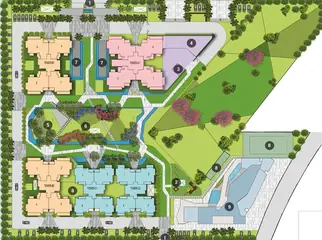 Master Plan of 3 BHK Flat for Resale in Ivy County Sector 75, Noida - Image 5111