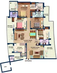 Project Image of 5 BHK Flat for Resale in Laureate Parx Sector 108, Noida - Image 5760