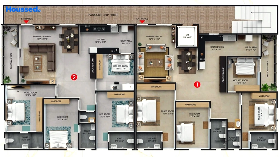 Project Image of 4 BHK Flat for Resale in Upperpally - Image 139134