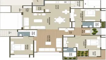 Sample Apartment of 3 BHK Flat for Rent in Ganesh Suyojan Sola, Ahmedabad - Image 6749