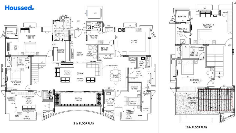 Project Image of 5 BHK Penthouse for Resale in Panampally Nagar - Image 161740