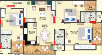 Project Image of 3 BHK Flat for Resale in Bangkali Arpit Tower Kokar, Ranchi - Image 7842