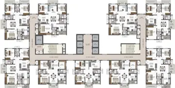 Sample Apartment of 2.5 BHK Flat for Resale in Team4 Nyla Miyapur, Hyderabad - Image 7876