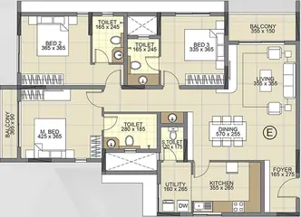 Project Image of 3 BHK Flat for Resale in Skyline Spectra Kakkanad, Kochi - Image 7912