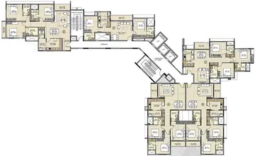 Sample Apartment of 3 BHK Flat for Resale in Skyline Spectra Kakkanad, Kochi - Image 7908