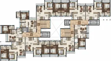 Sample Apartment of 2 BHK Flat for Resale in Crystal Paradise Residences Andheri East, Mumbai - Image 7986