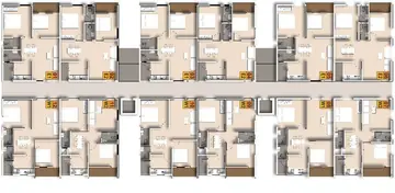 Sample Apartment of 2 BHK Flat for Resale in Tranquillo MPR Urban City Pati, Hyderabad - Image 8203