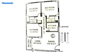Project Image of 3 BHK Flat for Resale in Arch Starwood Chinar Park, Kolkata - Image 169295