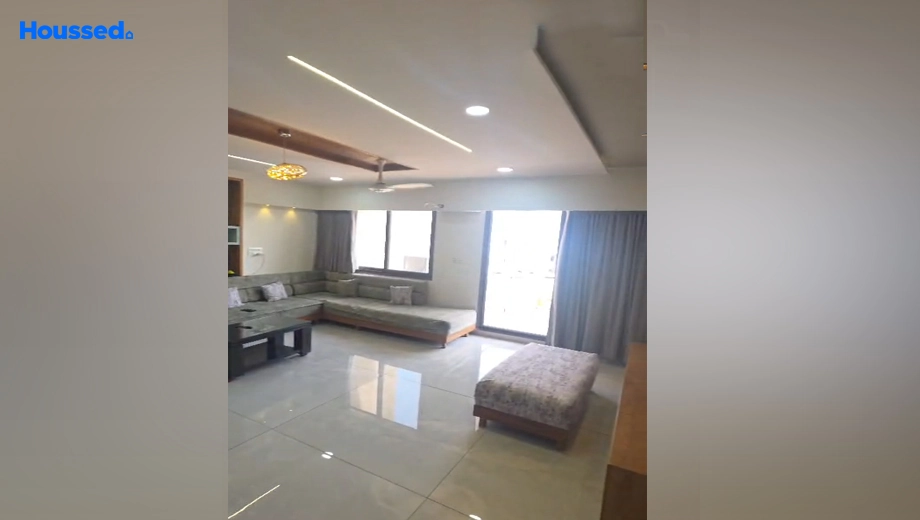 Project Image of 3 BHK Furnished Flat for Rent in Shree Govindam Residency, Raysan - Image 171281