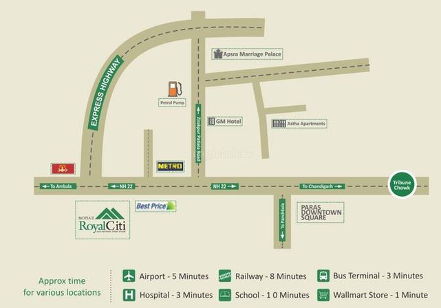 Project Image of 3 BHK Flat for Resale in Zirakpur - Image 9621