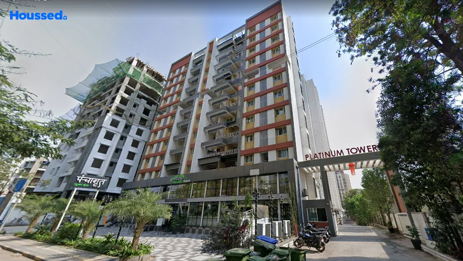 Project Image of 1 BHK Semi-Furnished Flat for Rent in Kishor Platinum Towers, Wakad - Image 179985