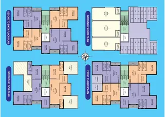 Floor Plan of 1 BHK Flat for Resale in Palghar, Palghar - Image 10246