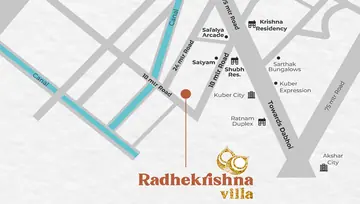 Sample Apartment of 3 BHK Duplex for Resale in Matangi Radhekrishna Villa Kapurai, Vadodara - Image 10384
