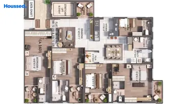 Project Image of 4 BHK Flat for Resale in Nawah Emporio Patia, Bhubaneswar - Image 10529