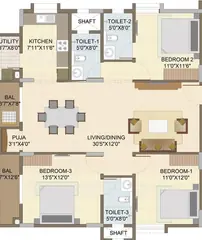 Project Image of 3 BHK Flat for Resale in Suguna Pristine Square Rajarajeshwari Nagar, Bangalore - Image 10860
