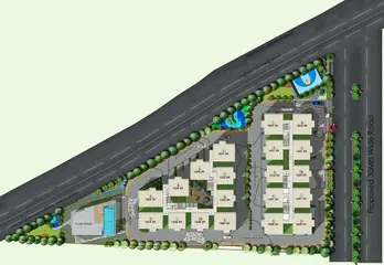 Master Plan of 3 BHK Flat for Resale in Aparna Cyber Shine Osman Nagar, Hyderabad - Image 12798