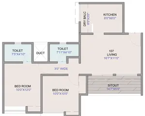 Project Image of 2 BHK Flat for Resale in Siddhi Nakshatra I Land Moshi, Pune - Image 13138