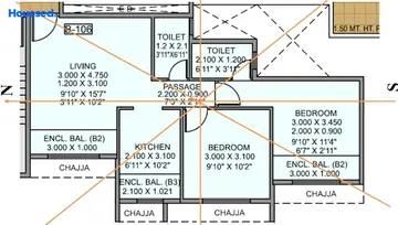Project Image of 2 BHK Flat for Resale in Khanda Colony, Navi Mumbai - Image 13490