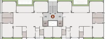 Project Image of 3 BHK Flat for Rent in Swastik The Crest Chandkheda, Ahmedabad - Image 13464
