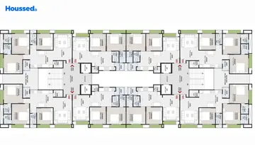 Sample Apartment of 2 BHK Flat for Resale in Adajan, Surat - Image 13578