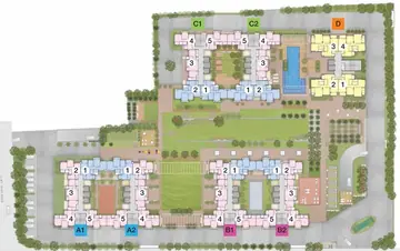 Sample Apartment of 3 BHK Flat for Rent in Godrej Green Glades Jagatpur, Ahmedabad - Image 14964