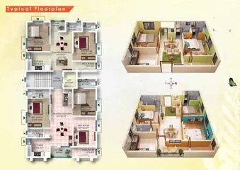 Room of 3 BHK Flat for Resale in Lingipur, Bhubaneswar - Image 15121