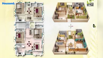 Sample Apartment of 2 BHK Builder Floor for Resale in Dhauli, Bhubaneswar - Image 15158