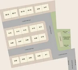 Master Plan of 5 BHK House/Villa for Resale in Shree Kanha Bunglows Maneja, Vadodara - Image 16181