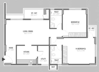 Project Image of 2 BHK Flat for Resale in Goyal Orchid Lakeview Bellandur, Bangalore - Image 16248