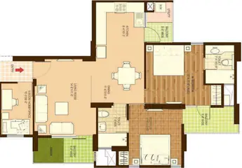 Project Image of 2 BHK Flat for Rent in Dasnac The Jewel Sector 75, Noida - Image 16682