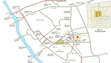 Project Image of 3 BHK Flat for Rent in Dasnac The Jewel Sector 75, Noida - Image 16706