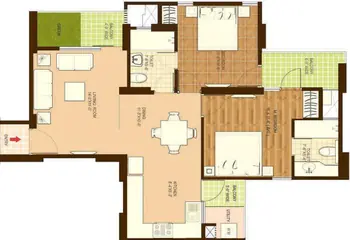 Project Image of 2 BHK Flat for Rent in Dasnac The Jewel Sector 75, Noida - Image 17120