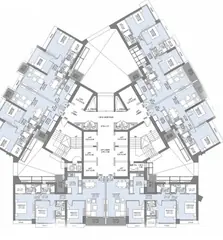 Project Image of 2 BHK Flat for Rent in L&T Crescent Bay Parel East, Mumbai - Image 17768