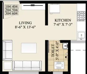 Project Image of 1 RK Studio Apartment for Resale in FIA Eklavya Palghar, Palghar - Image 18024