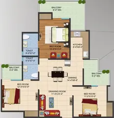 Project Image of 3 BHK Flat for Resale in Galaxy Vega Greater Noida West, Greater Noida - Image 18206