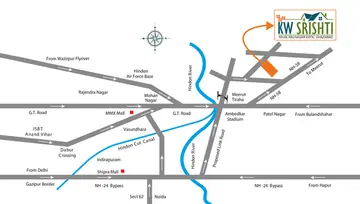 Sample Apartment of 3 BHK Flat for Resale in KW Srishti Raj Nagar Extension, Ghaziabad - Image 18680