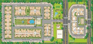 Sample Apartment of 3 BHK Flat for Resale in KW Srishti Raj Nagar Extension, Ghaziabad - Image 18679