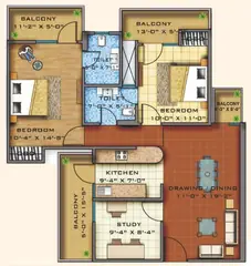 Project Image of 3 BHK Flat for Resale in KW Srishti Raj Nagar Extension, Ghaziabad - Image 18813