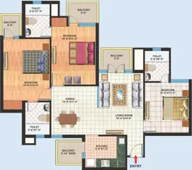 Project Image of 3 BHK Flat for Resale in Mapsko Casa Bella Sector 82, Gurgaon - Image 19385