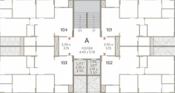 Project Image of 3 BHK Flat for Resale in Shivalay Sky Elegante Motera, Ahmedabad - Image 24129