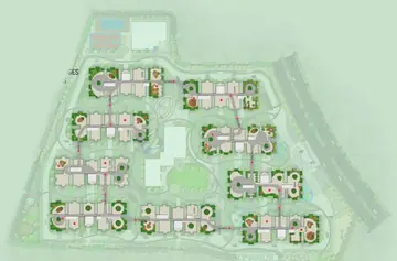 Master Plan of 3 BHK Flat for Resale in Anvita High 9 Tellapur, Hyderabad - Image 24993
