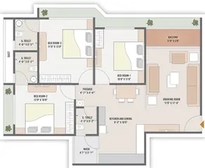 Project Image of 3 BHK Flat for Resale in Arise Vibrant Jagatpur, Ahmedabad - Image 25604