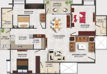 Project Image of 4 BHK Flat for Resale in Fortune Signature Phase 1 Bawadiya Kalan, Bhopal - Image 25965
