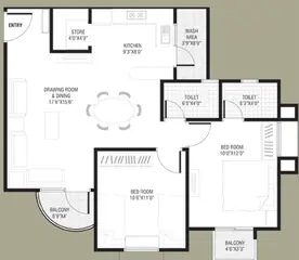 Project Image of 2 BHK Flat for Resale in Shree Ganesh Genesis Jagatpur, Ahmedabad - Image 26078