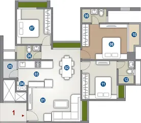 Project Image of 3 BHK Flat for Resale in Shridhar Kaveri Soham Vivanta Shilaj, Ahmedabad - Image 26183