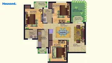 Project Image of 3 BHK Flat for Resale in Sare Crescent Parc Royal Greens Phase 1 Sector 92, Gurgaon - Image 27608
