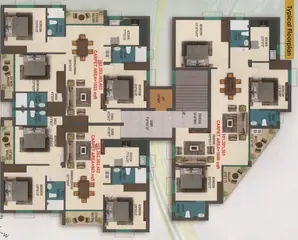 Floor Plan of 3 BHK Builder Floor for Resale in Palasuni, Bhubaneswar - Image 29391