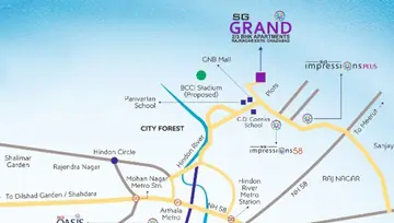 Project Image of 2 BHK Flat for Resale in SG Grand Raj Nagar Extension, Ghaziabad - Image 29502