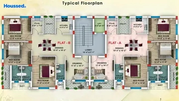 Project Image of 3 BHK Flat for Resale in Jharapada, Bhubaneswar - Image 30141